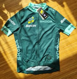 Dres Tour de France zelený Škoda Santini