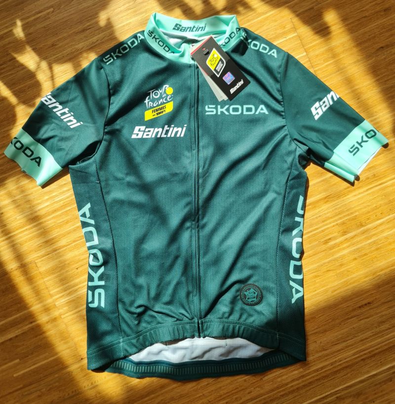 Dres Tour de France zelený Škoda Santini