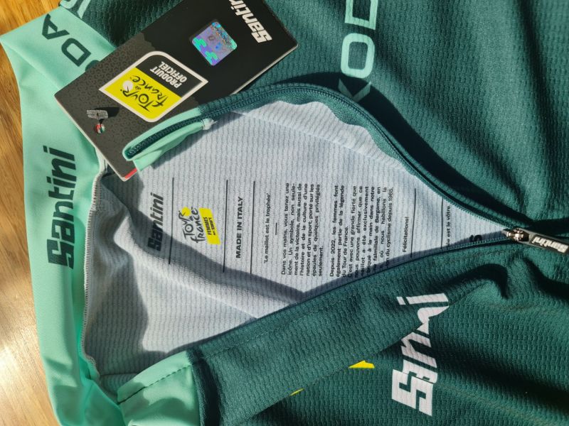 Dres Tour de France zelený Škoda Santini