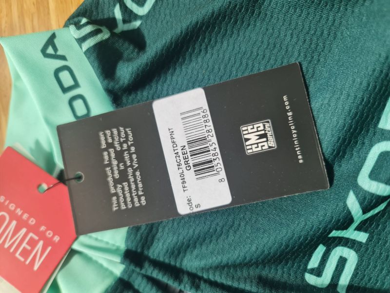 Dres Tour de France zelený Škoda Santini