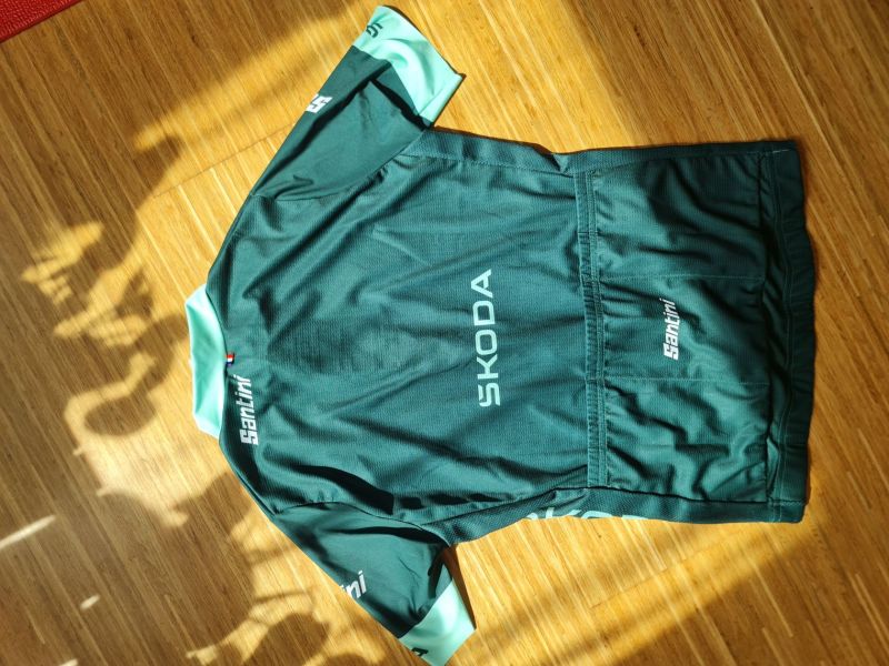 Dres Tour de France zelený Škoda Santini