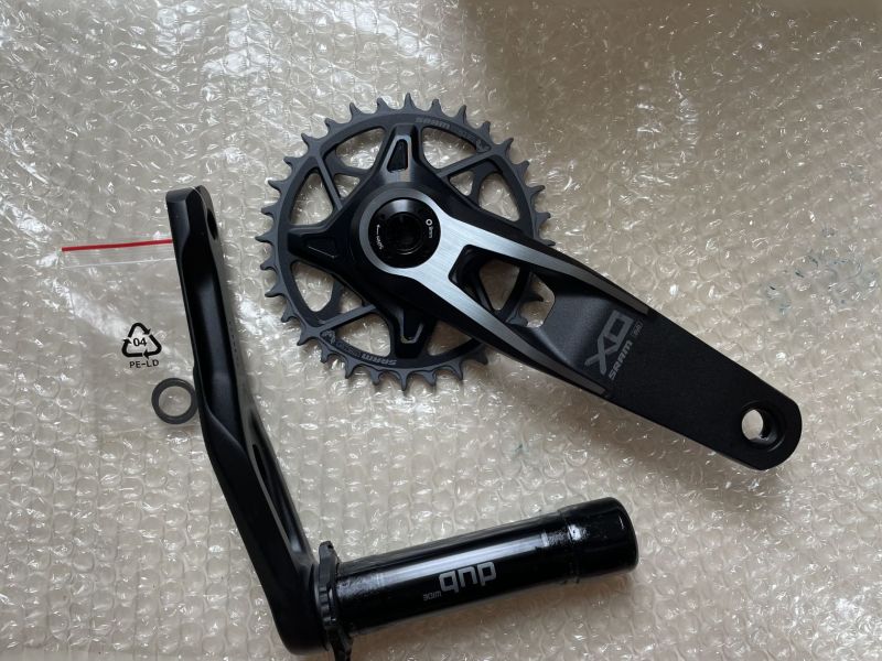 Sram X0 Transmission v2 kliky 165mm + převodník 32z