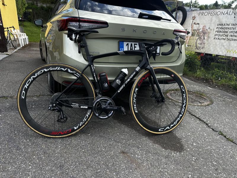 Eddy Merckx 525, Shimano Dura-Ace di2 s wattmetrem, Vel. 54