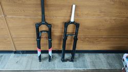 vidlice 27,5" DTswiss 120 a RockShox 130