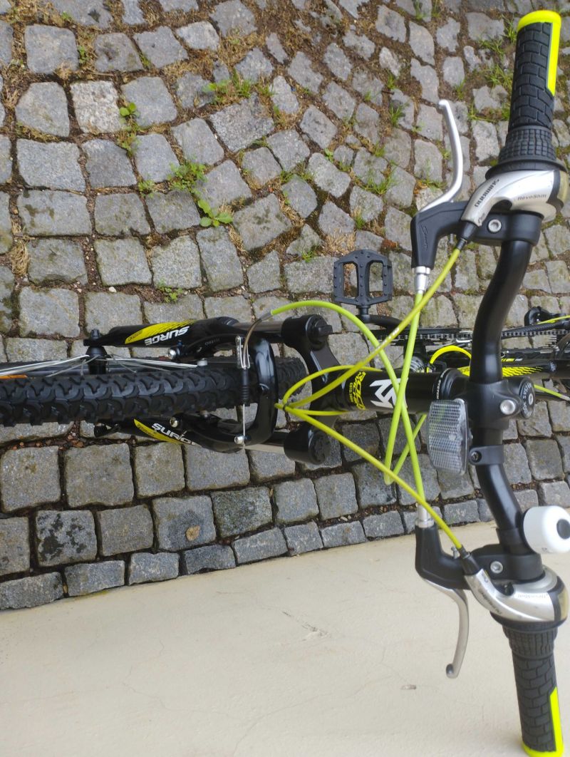 MTB kolo Rock Machine Surge 24, pro děti s výškou 115-155cm+dárek