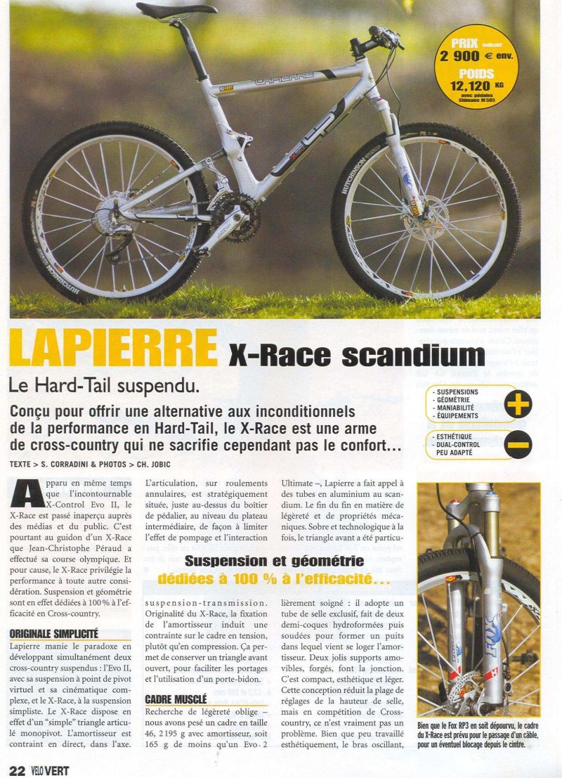 Celoodpružené LaPierre X-race vel. L