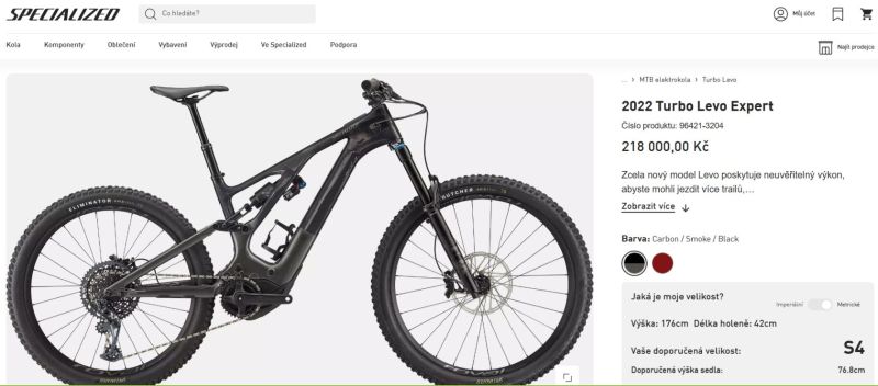 Specialized Turbo Levo Expert 2022 - 3.generace
