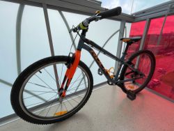 ROCK MACHINE THUNDER 26 2019 MAT SLATE GREY-NEON ORANGE-BLACK