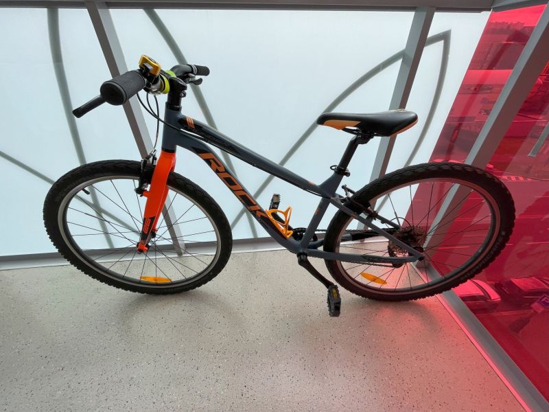 ROCK MACHINE THUNDER 26 2019 MAT SLATE GREY-NEON ORANGE-BLACK