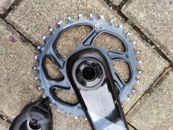 MTB kliky Sram XX1 Eagle DUB Boost, X-Sync 12s - Black