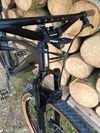 Horské kolo postavené na rámu Rockrider 