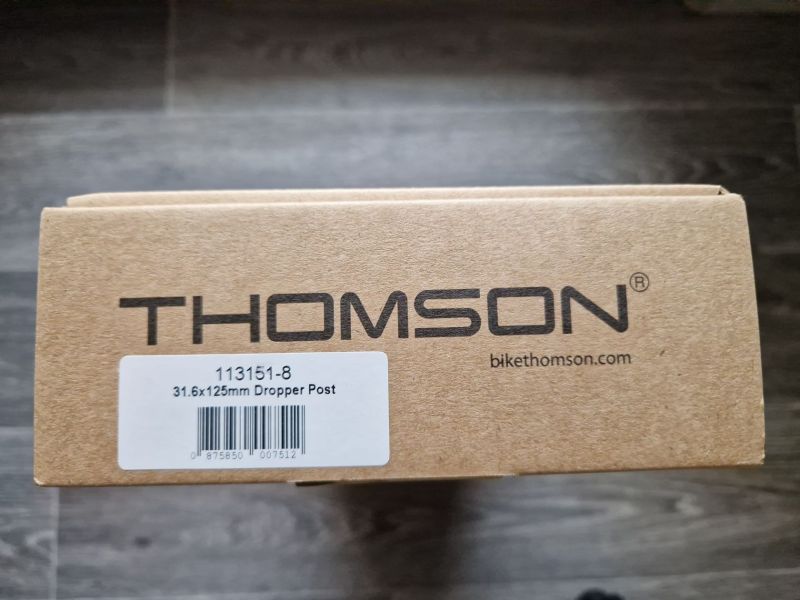Teleskopická sedlovka THOMSON Covert 31,6 nebo 30,9 x 125 s ovladačem