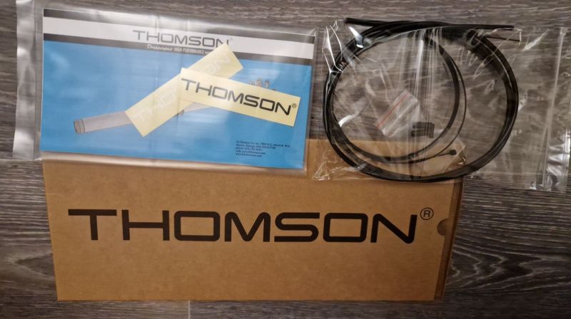 Teleskopická sedlovka THOMSON Covert 31,6 nebo 30,9 x 125 s ovladačem
