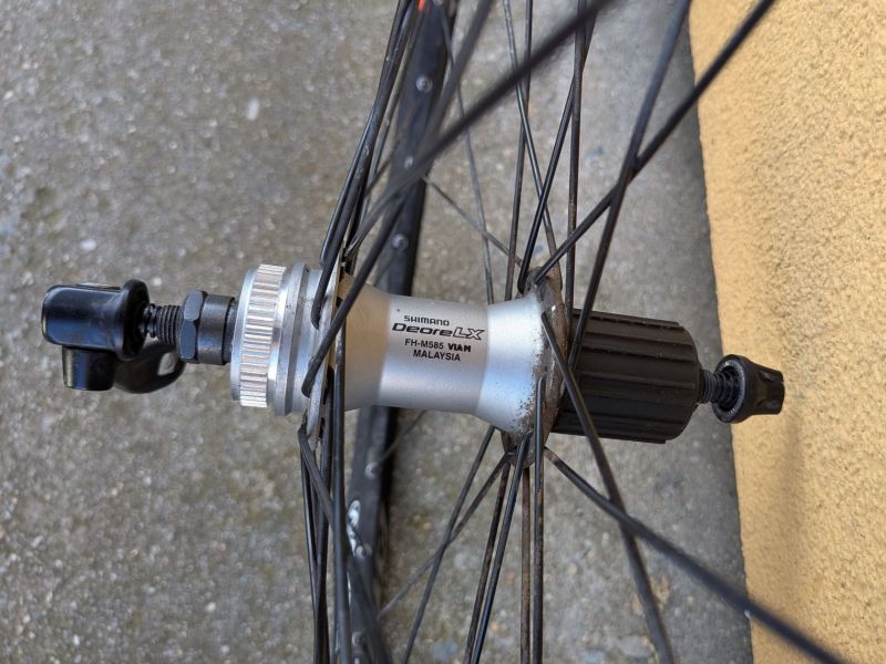 zapletená kola 26" Alexrims TD16 / Shimano LX
