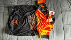 Prodám nový dres Kalas #StayWiderOffTheRider / Continental velikost 7, černo - oranžový