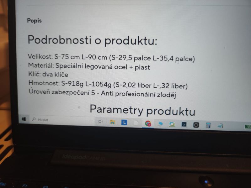 Nový masivní zámek Elook 