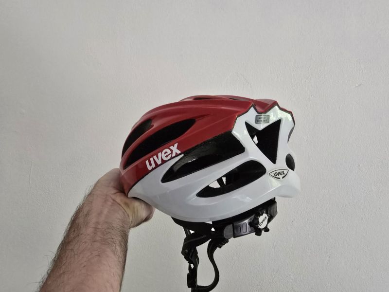 Helma UVEX BOSS RACE, RED- WHITE