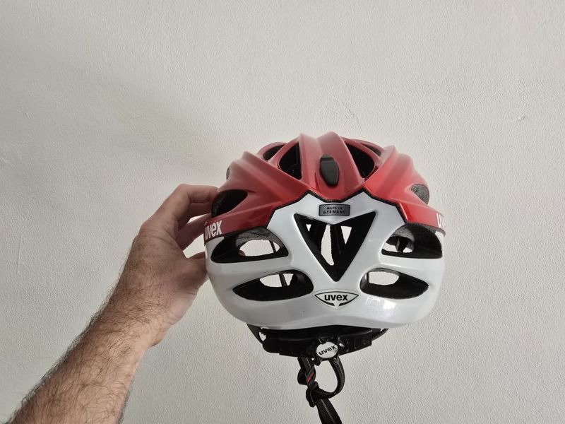 Helma UVEX BOSS RACE, RED- WHITE