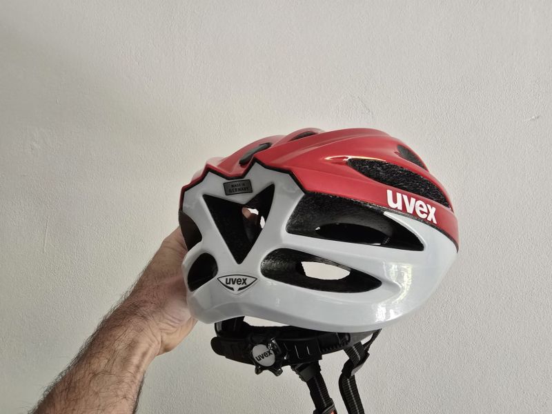 Helma UVEX BOSS RACE, RED- WHITE