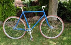 Renovovaný singlespeed rám Favorit f1