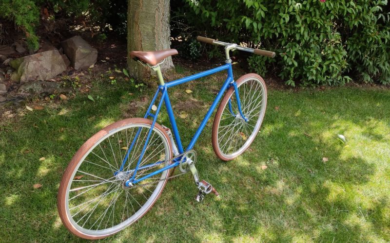 Renovovaný singlespeed rám Favorit f1
