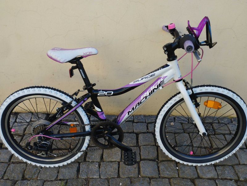 dětské horské MTB kolo Rock Machine Surge 20 pro výšku 115-135cm; 9,8kg; po servisu + dárek