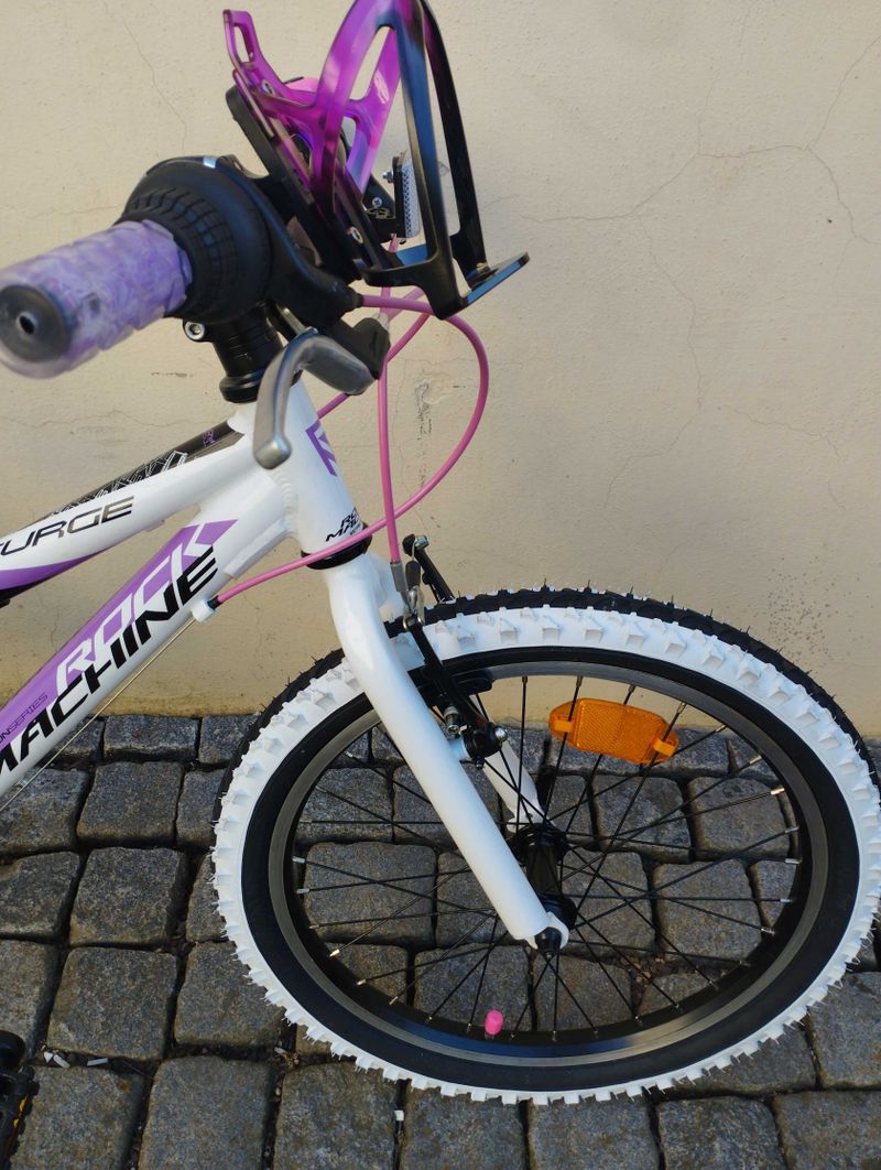 dětské horské MTB kolo Rock Machine Surge 20 pro výšku 115-135cm; 9,8kg; po servisu + dárek