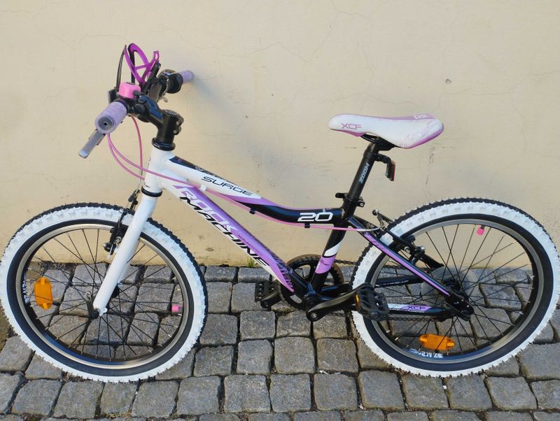 dětské horské MTB kolo Rock Machine Surge 20 pro výšku 115-135cm; 9,8kg; po servisu + dárek
