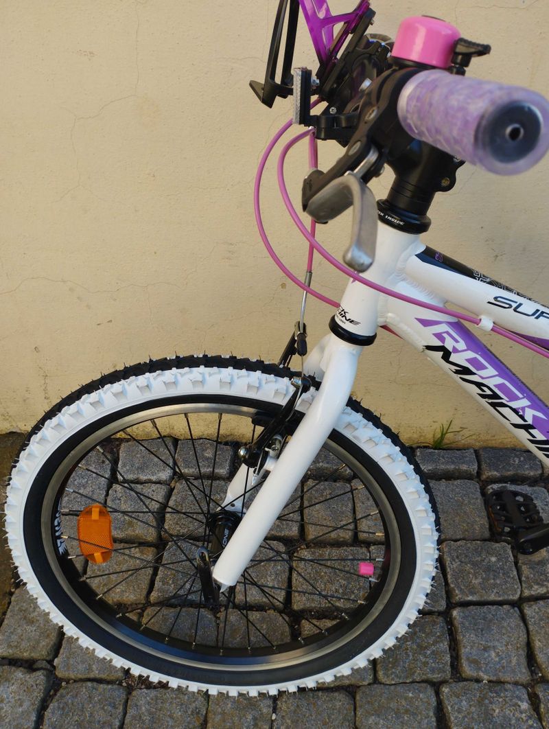 dětské horské MTB kolo Rock Machine Surge 20 pro výšku 115-135cm; 9,8kg; po servisu + dárek