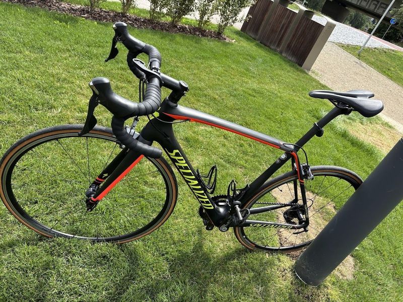 Specialized Tarmac Expert carb/red/hyper grn 2016