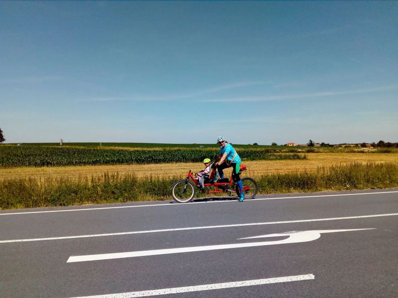 Dvojkolo Elektrokolo Dětské | Tandem pro dospělého s dítětem v provedení: Expediční MTB