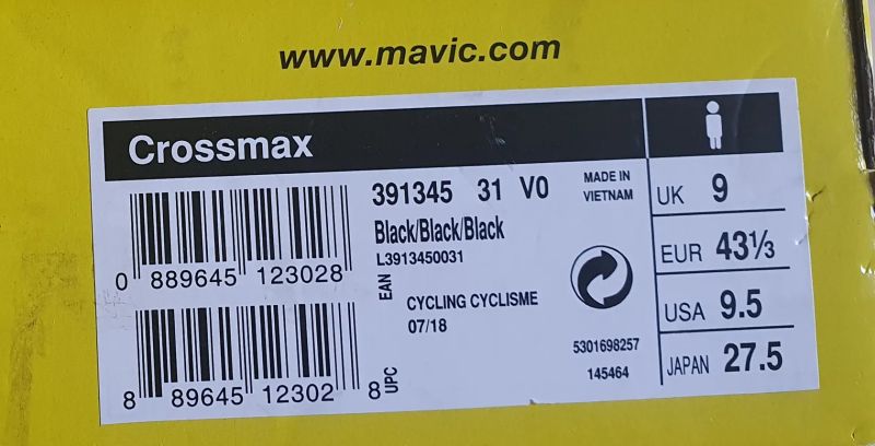 Predam nove panske Tretry Mavic Crossmax - Velkost 9