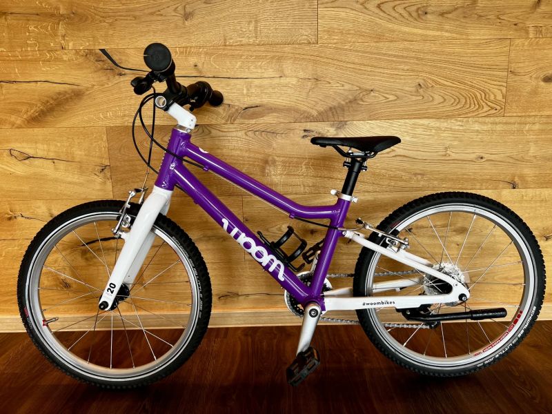 Woom 4 a dětské kolo 20”