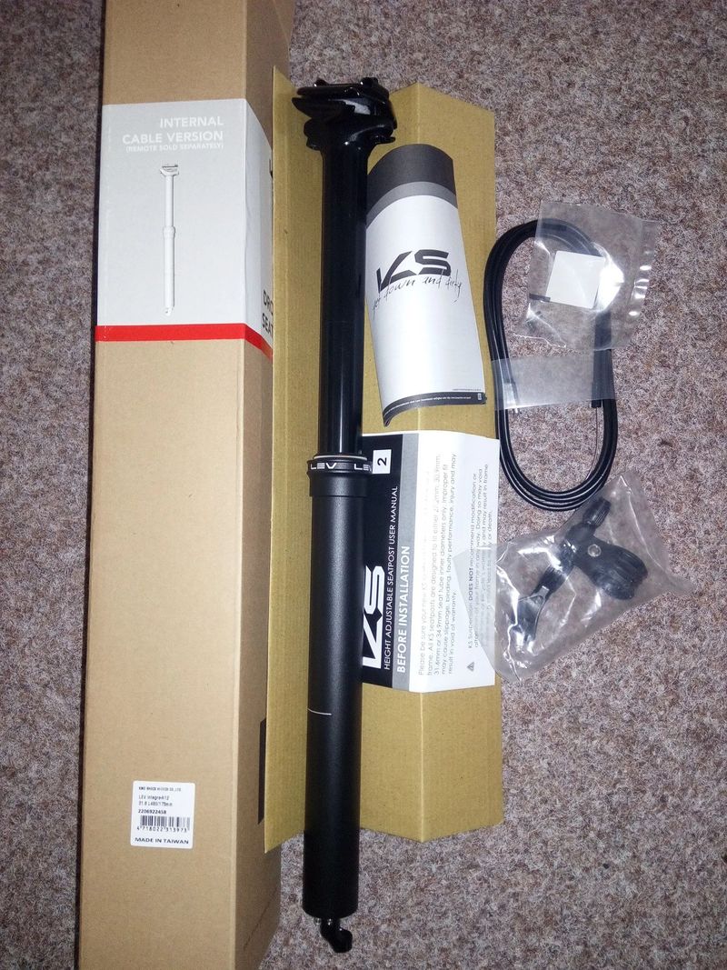Nová sedlovka Kind Shock LEV Integra 31,6mm, 480/175mm, s páčkou