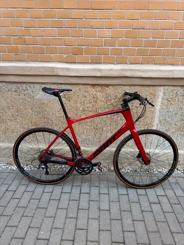 Nabízím k prodeji zachovalé karbonové Fitness kolo Giant Fastroad Advanced 2 / velikost XL