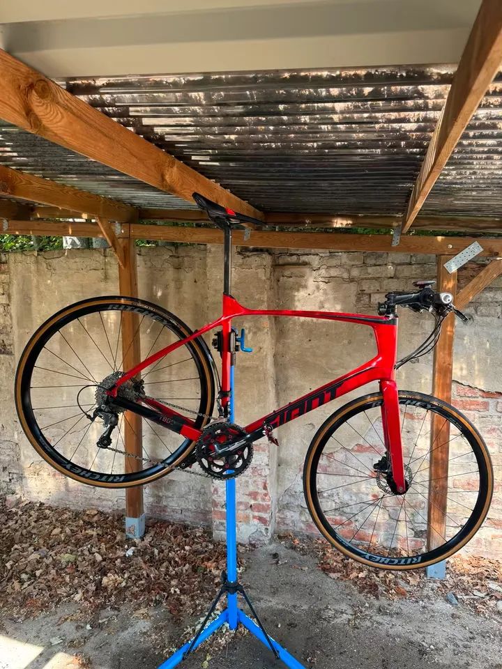 Nabízím k prodeji zachovalé karbonové Fitness kolo Giant Fastroad Advanced 2 / velikost XL