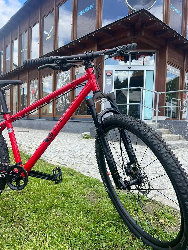 Juniorské kolo KUbikes 27,5 S MTB Disc - červená - NOVÉ