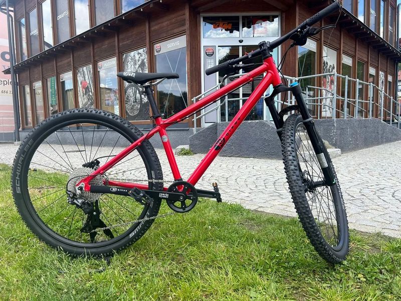 Juniorské kolo KUbikes 27,5 S MTB Disc - červená - NOVÉ