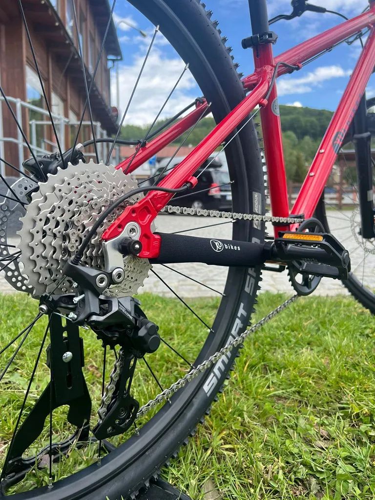 Juniorské kolo KUbikes 27,5 S MTB Disc - červená - NOVÉ