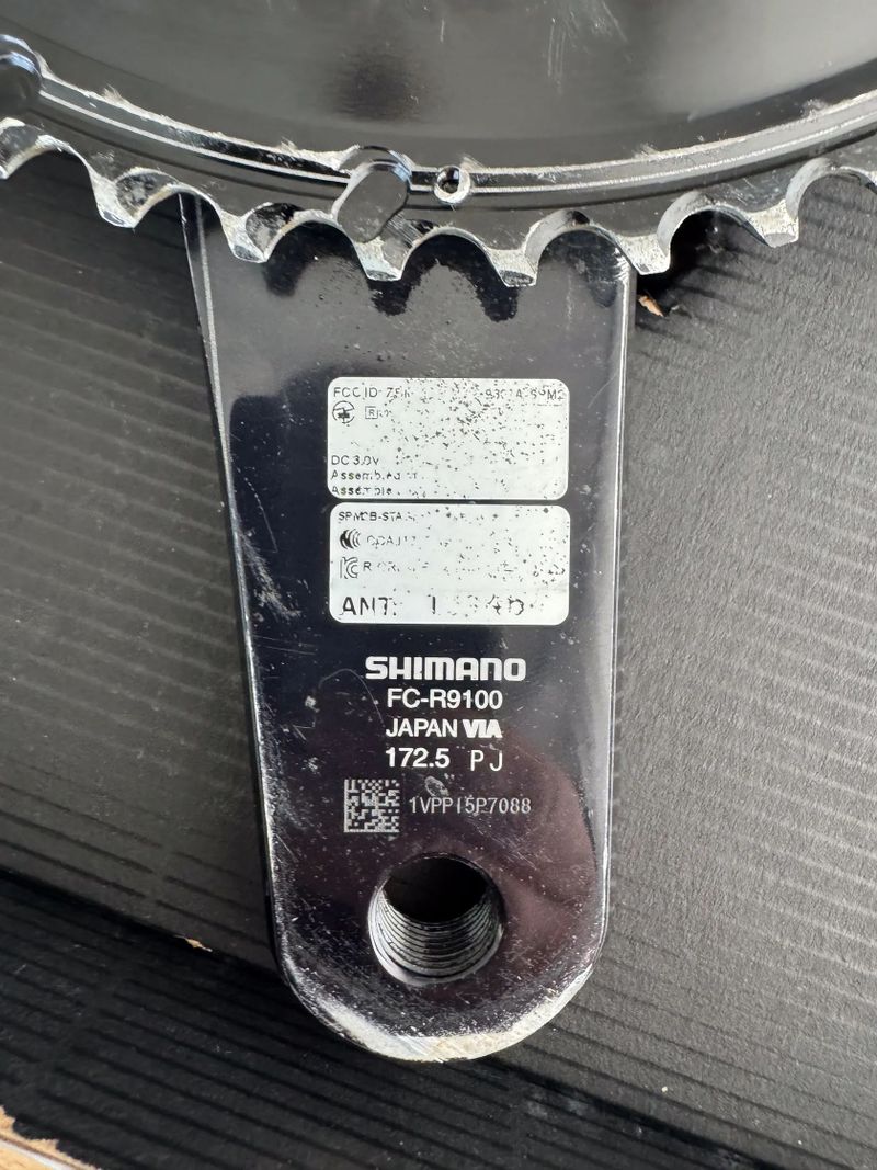Stages Dura Ace R9100 Power LR Power Meter, 172.5 mm 52-36