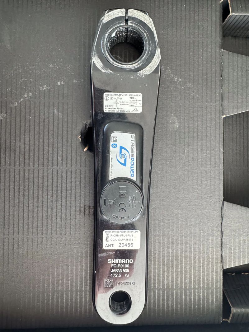 Stages Dura Ace R9100 Power LR Power Meter, 172.5 mm 52-36