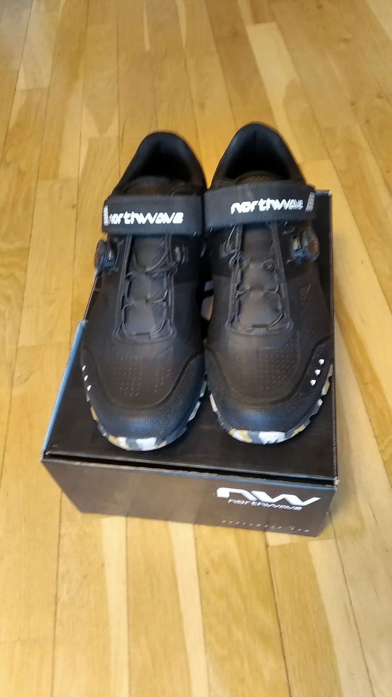 Prakticky nové MTB tretry Northwawe