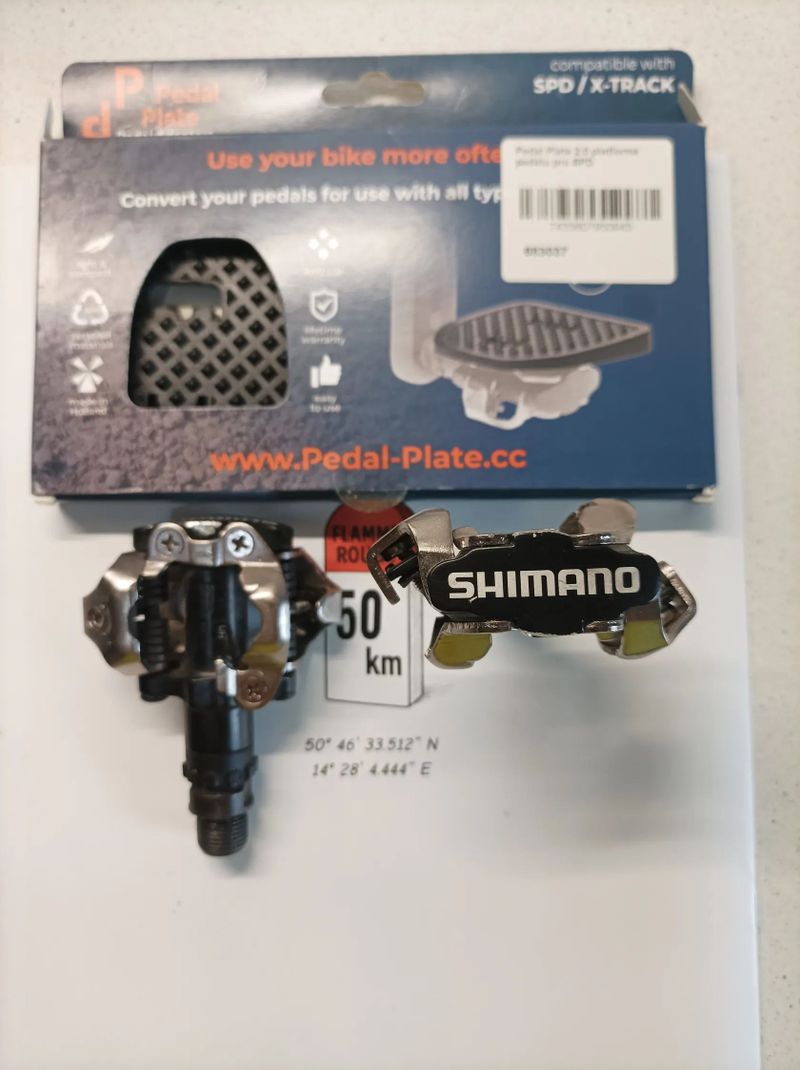Shimano pedály PD-M520 (černá) 