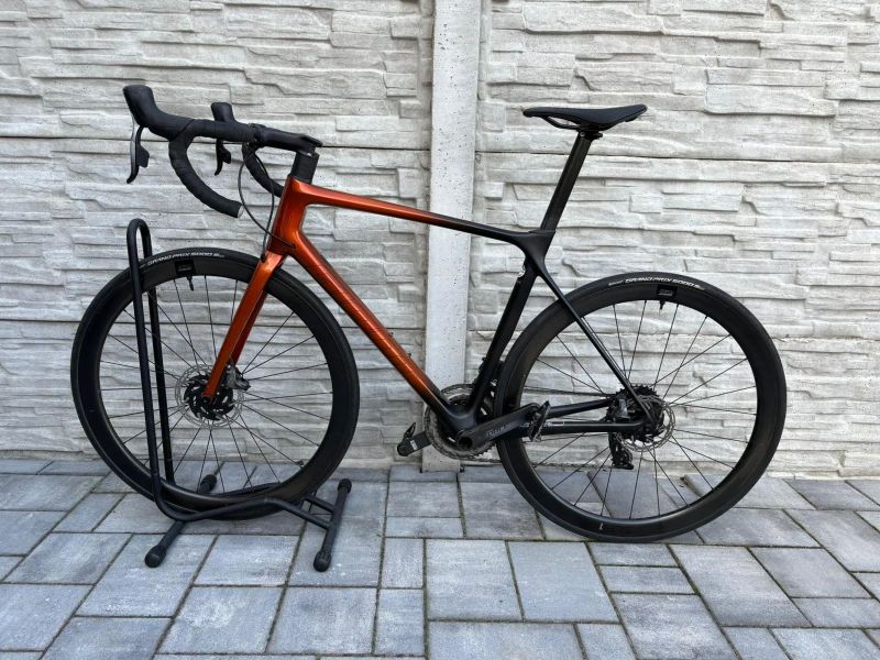 Giant tcr advanced pro 0 AXS - wattmetr - karbonová kola slr1