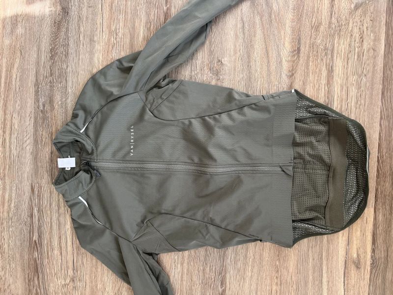 Hřejivá bunda Van Rysel racer, vel. L, zimní, khaki