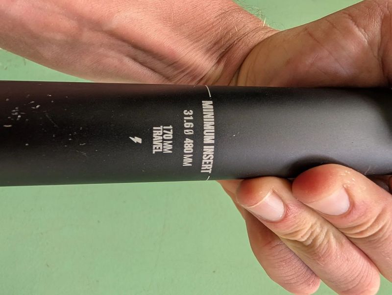 YT Postman 170mm teleskopická sedlovka – bez páčky
