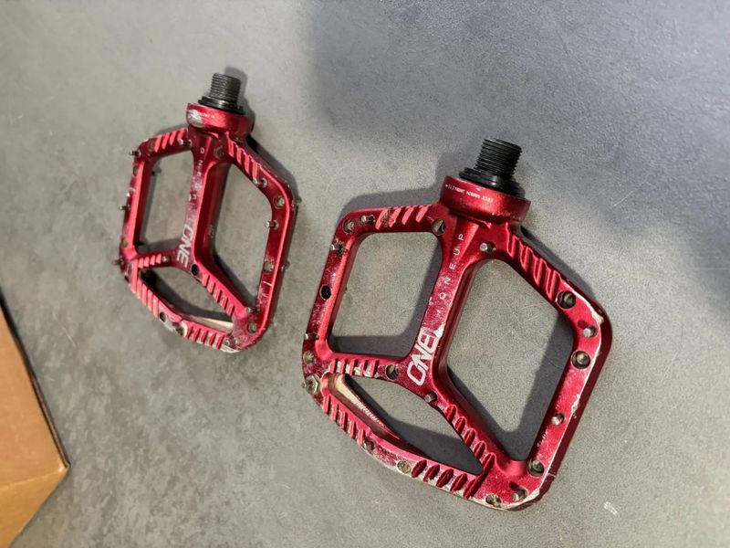 Pedály OneUp Aluminium Red