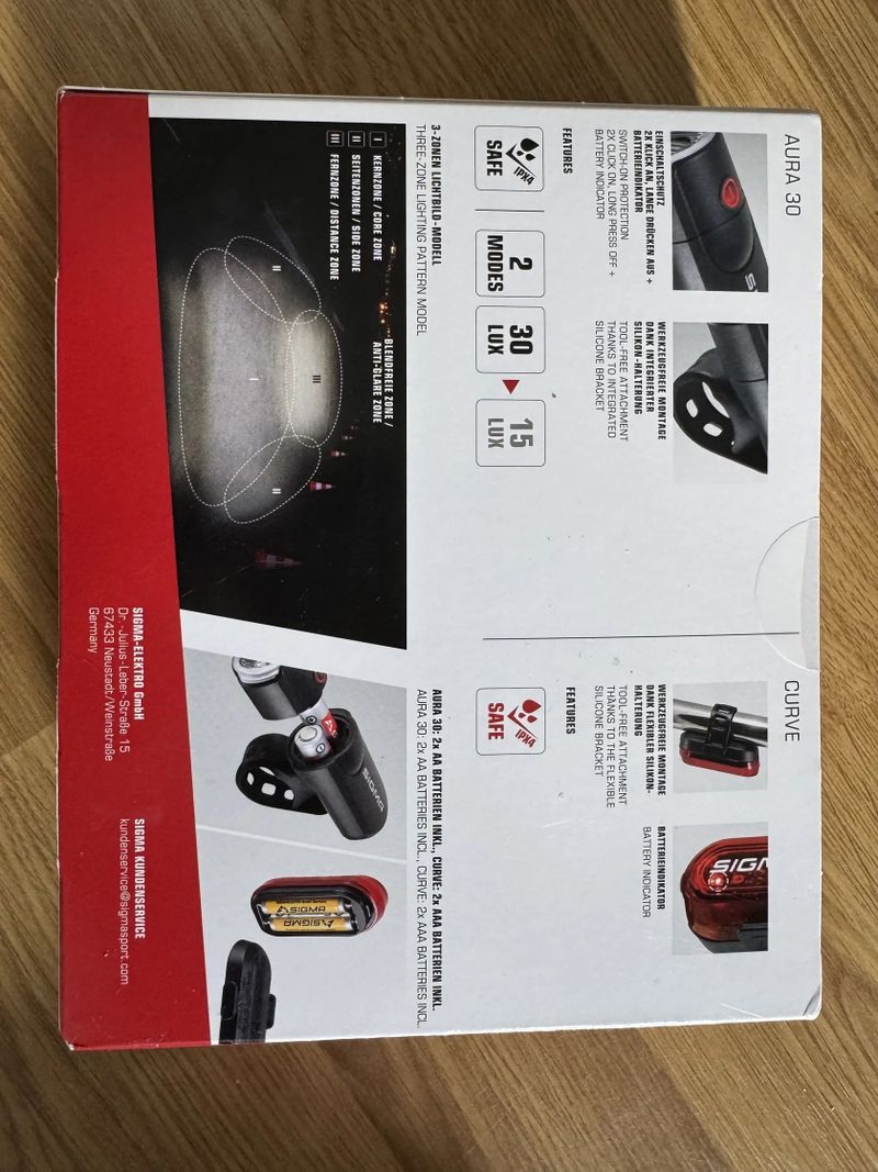 Sigma Aura 30 + Curve