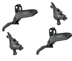 Brzdy SRAM Level Bronze Stealth, 2pístkové, Přední + zadní komplet
