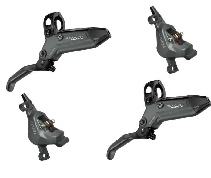 Brzdy SRAM Level Bronze Stealth, 2pístkové, Přední + zadní komplet
